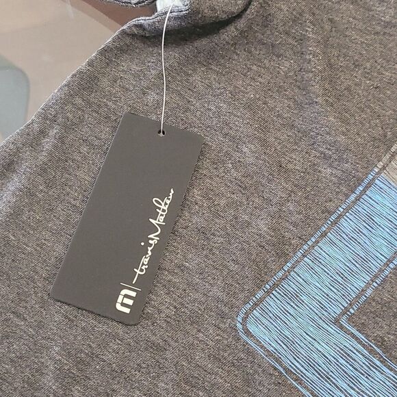 travis Matthew men's Gray Medium Tee Shirt New - Picture 5 of 6
